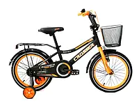 Детский велосипед Crosser Rocky 16" (разные цвета) Черно-оранжевый