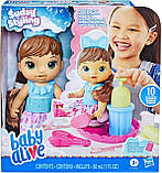 Лялька Baby Alive Салон Краси Брюнетка Sudsy Styling Doll Brown Hair Бебі Алів F5113 Hasbro Оригінал MyDoll.com.ua, фото 2