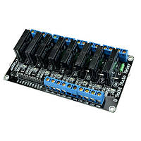 Релейные модули Arduino 8 Channel 12V SOLID State Relay Module Low Level Trigger