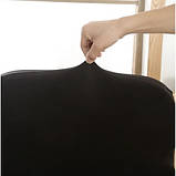 Універсальний Захисний чохол для офісного крісла , еластичний , чорний Malatec 22887 Польща, фото 5