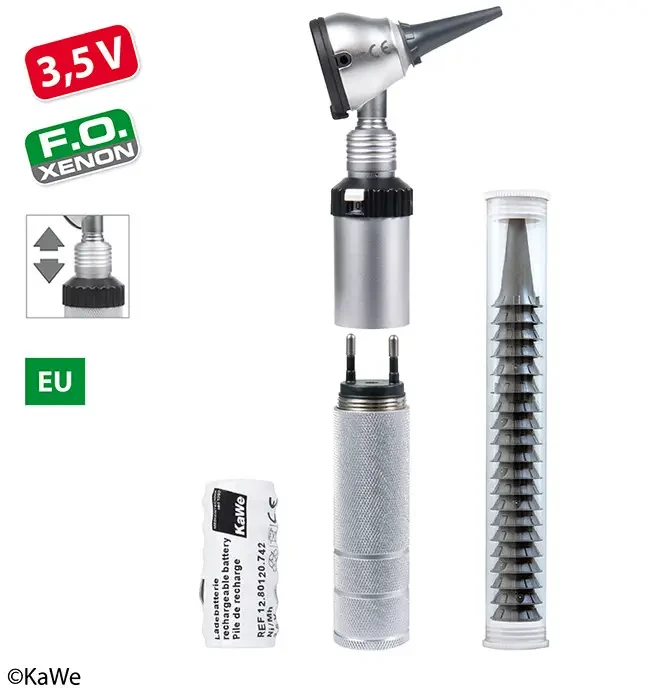 Отоскоп KaWe ЄВРОЛАЙТ F.O.30 | 3,5 В з акумулятором