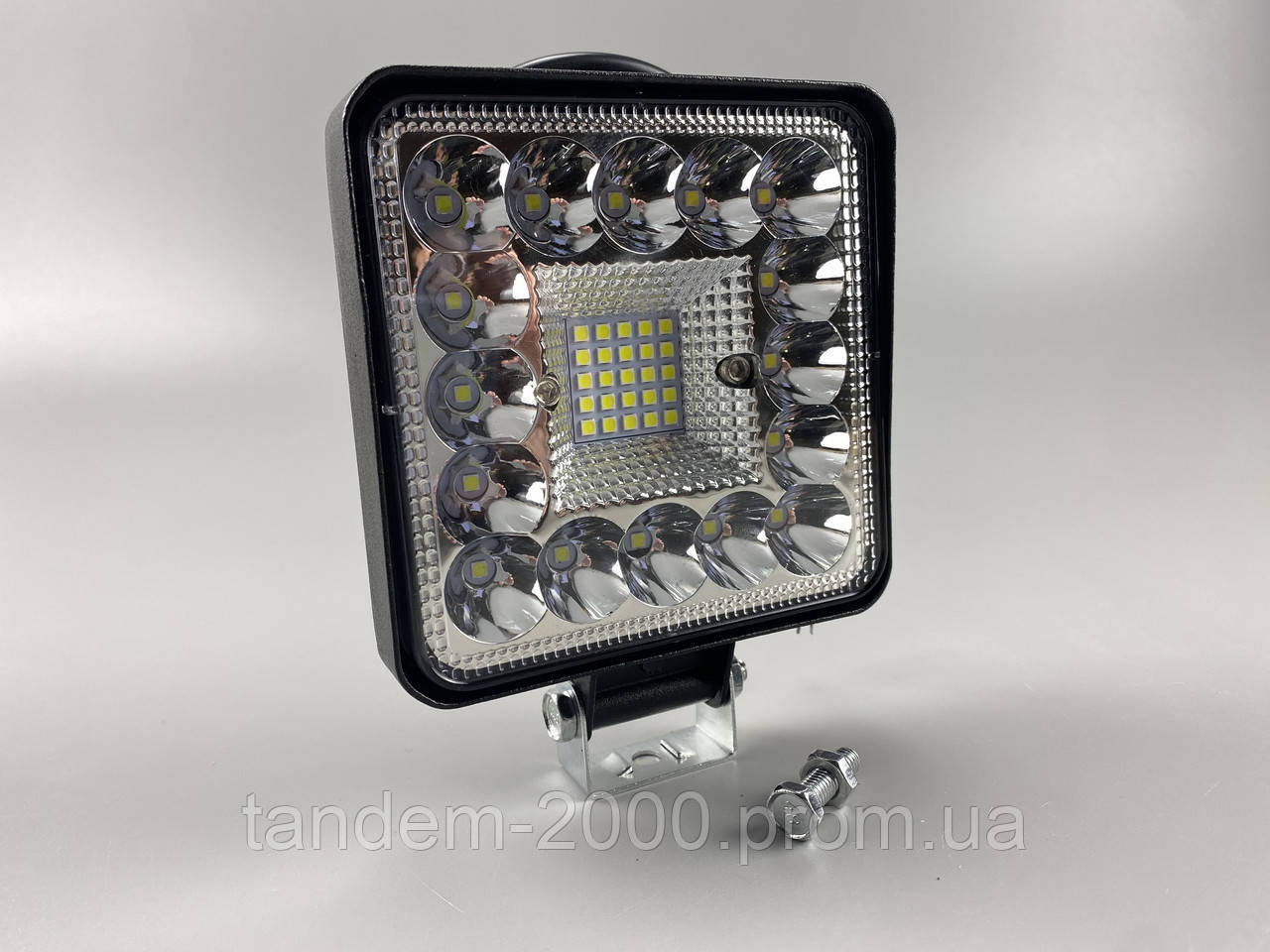 Фара LED квадратная автомобильная 41 led диод 6500K 9-80В светодиодная - фото 1 - id-p2137106874