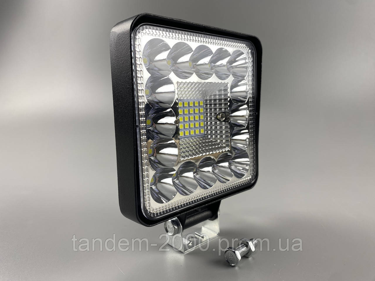 Фара LED квадратная автомобильная 41 led диод 6500K 9-80В светодиодная - фото 2 - id-p2137106874