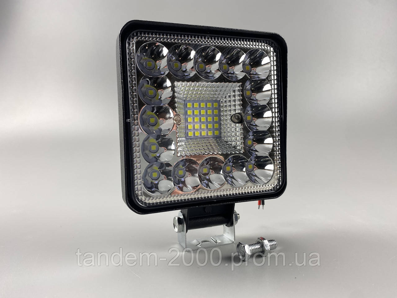 Фара LED квадратная автомобильная 41 led диод 6500K 9-80В светодиодная - фото 4 - id-p2137106874