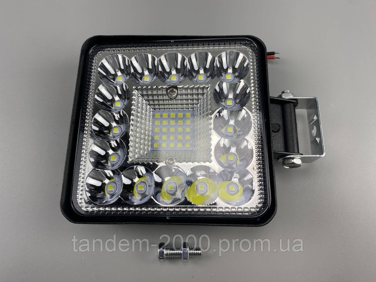 Фара LED квадратная автомобильная 41 led диод 6500K 9-80В светодиодная - фото 5 - id-p2137106874