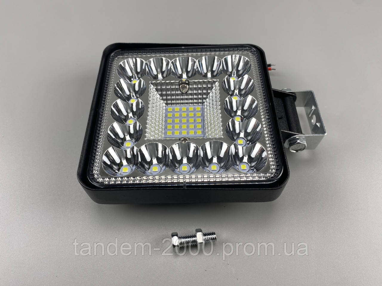 Фара LED квадратная автомобильная 41 led диод 6500K 9-80В светодиодная - фото 8 - id-p2137106874