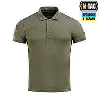 Военная уставная футболка поло НГУ M-Tac Army Olive Тактическая армейская футболка