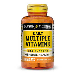 Мультивітамін Mason Natural Мультивітаміни на щодень, Daily Multiple Vitamins, 100 (MAV00881)