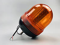 Маячок LED проблесковый 12В/24В 60 LED диодов крепление на болт-резьба, многофункциональная лампа аварийная
