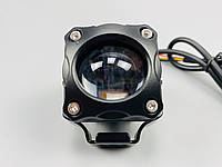 Економічний прожектор для мотоцикла, Двоколірні світлодіодні протитуманки Фара LED квадратна 20W