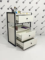 Парикмахерская Тележка косметологическая тумба косметолога столик визажиста в салон красоты парикмахеру VM 937