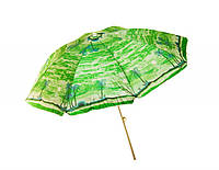 Зонт пляжный Пальмы зеленый MiC (C36388) ON, код: 7925268