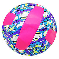 Мяч волейбольный размер 5 розовый MIC (VB24183) ON, код: 8408193