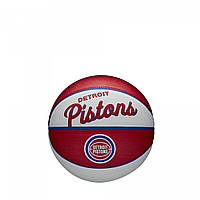 Мини-Мяч баскетбольный Wilson NBA TEAM RETRO BSKT MINI DET PISTONS SZ3 ON, код: 7815315