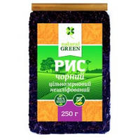 Рис чорний цільнозерновий нешліфований Natural Green, 250 г