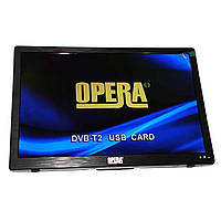 Портативный телевизор Opera OP-1420 14.4 HDMI Т2 Black (3_03579) ON, код: 8157142