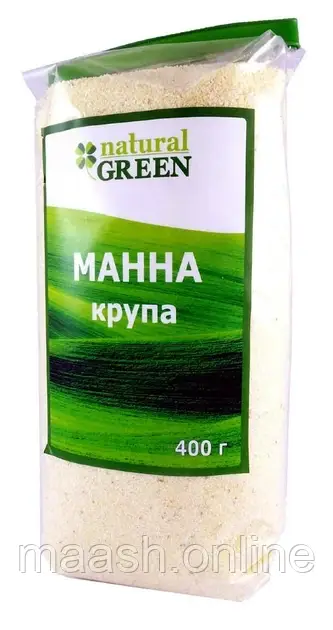 Манна крупа Natural Green, 400 г