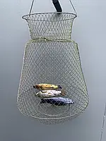 Садок для риби метал круглий, діаметр