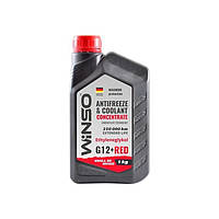 Антифриз WINSO ANTIFREEZE & COOLANT CONCENTRATE G12+ красный, концентрат -80C, 1кг, арт.: 881000, Пр