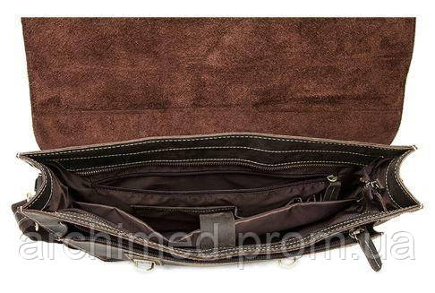 Сумка-портфель мужская из кожи на плечо Vintage 14878 Черная ON, код: 1317345 - фото 3 - id-p2137140259