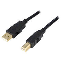 USB кабель CAB-USBAB/1.0G-BK