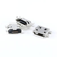 USB разъем Micro USB Countersunk plate 0.8 socket with Side