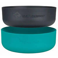 Набор посуды Sea To Summit DeltaLight Bowl Set L Pacific Blue Charcoal (1033-STS AKI2008--050 ON, код: 7708333