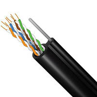 Кабель мережевий FinMark UTP CAT5e 4P 24AWG PE-M B 305m Drum, зовнішній дріт 1,2 мм (049317)