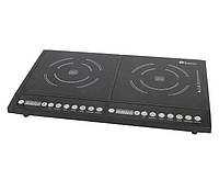 Электроплита индукционная Domotec MS-5862 4000W Black ON, код: 7764461