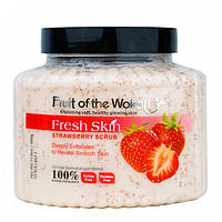 Скраб для тела Wokali Fresh Skin Scrub Strawberry WKL401 500 г ON, код: 8160569