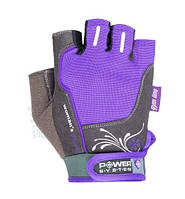 Перчатки для фитнеса и тяжелой атлетики Power System Woman Power PS-2570 XS Purple ON, код: 1214618