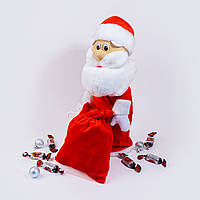 Чехол под шампанское и конфеты Zolushka Дед Мороз 40см красный (ZL4541) PM, код: 2606463