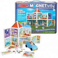 Ігровий набір Melissa&Doug магнітний набір будівель Наш будинок (MD30650)