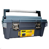 Ящик для инструментов с металлическими замками MASTERTOOL ABS пластик 25,5 650х275х265 мм (79 ON, код: 8216002