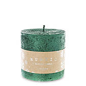 Зелена сільська металева свічка, маленький циліндр Fi9 142954