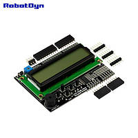Жидко-кристаллическая матрица LCD RGB 16x2 keypad Buzzer Shield for Arduino