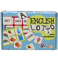 Развивающая настольная игра "Лото английский/English lotto" (укр) [tsi235823-ТCІ]