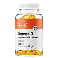 Омега для спорта OstroVit Omega 3 Easy To Swallow 90 Caps UK, код: 7845094