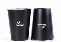 Набір стаканів 2 шт з нержавіючої сталі Fire-Maple Antarcti cup Black (cupB) XE, код: 7644630