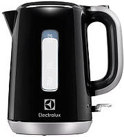 Electrolux Електрочайник, 1,7л, Strix, пластик, чорний