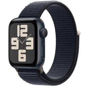 Смарт-годинник Apple Watch SE GPS + Cellular 40mm Midnight Aluminium Case with Midnight Sport Loop (MRGE3)