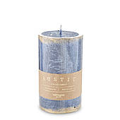 Синя свічка в сільському стилі з патиною, середній циліндр Fi7 148499
