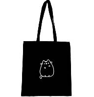 Еко сумка шопер з принтом " Кіт пушин, pusheen cat"