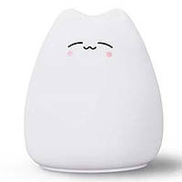 Ночной светильник Little Cat Silicone LED Light Multicolors Design 03