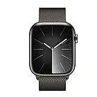 Смарт-годинник Apple Watch Series 9 GPS + Cellular 41mm Graphite S. Steel Case w. Graphite Milanese Loop (MRJA3), фото 2