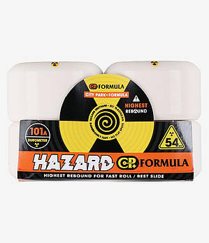 Колеса для скейту Hazard Sign Cp+ Surelock Conical White 54mm 101a