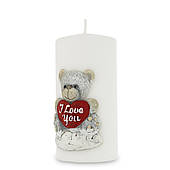 Свеча White Teddy Cylinder Medium Fi7 158987