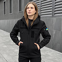 Куртка Pobedov Motive із липучками жіноча, Чорний