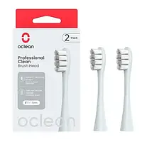 Насадка для электрической зубной щетки Oclean P1C9 Brush Head Silver 2шт (6970810554038)