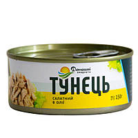 Тунец салатный в масле Домашние продукты 150 г (4820186120530) EJ, код: 7891049